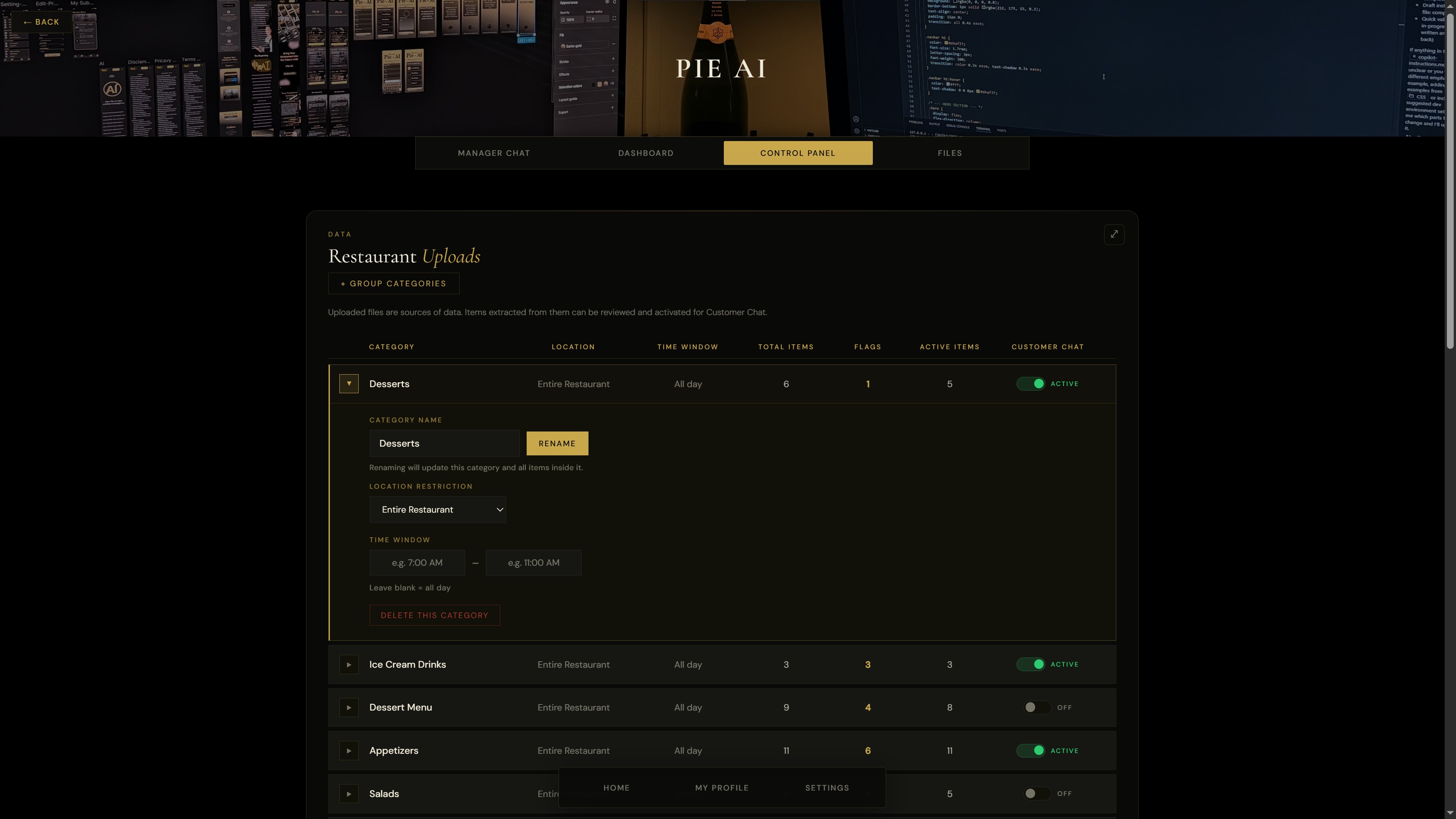 Control Panel